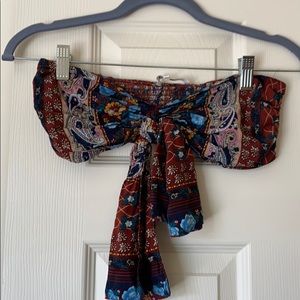 Paisley tube top